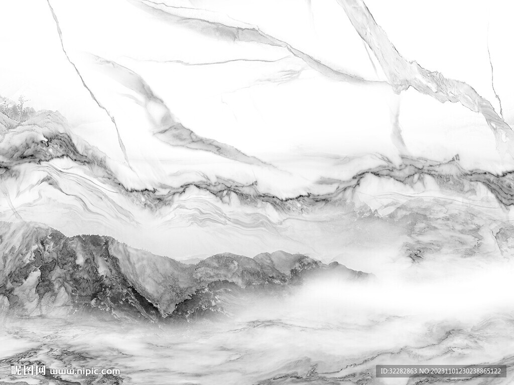 客厅 高清山水石纹 TiF合层