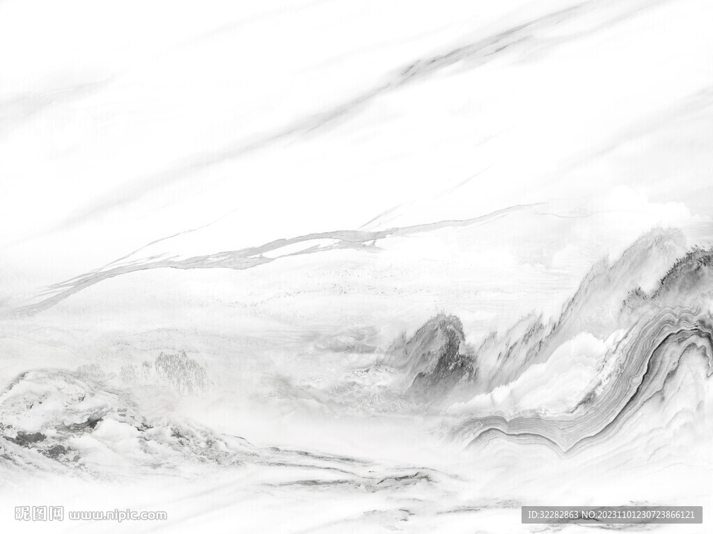 奢华 高清山水石纹 TiF合层