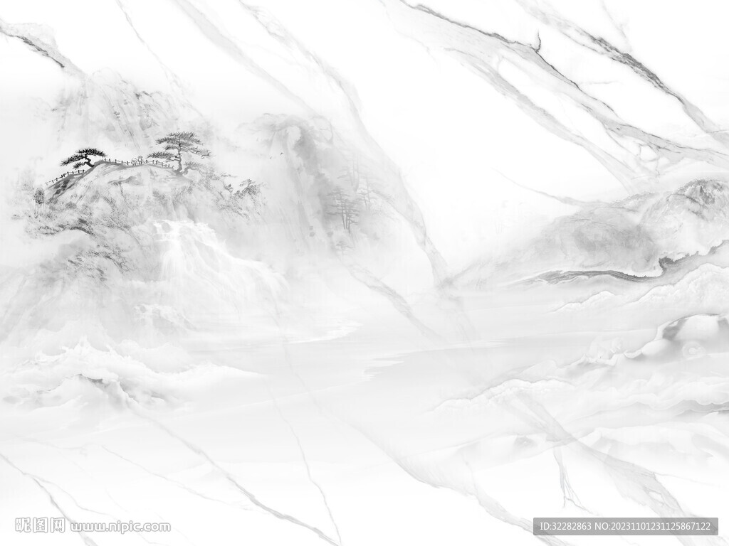 高端 高清山水石纹 TiF合层