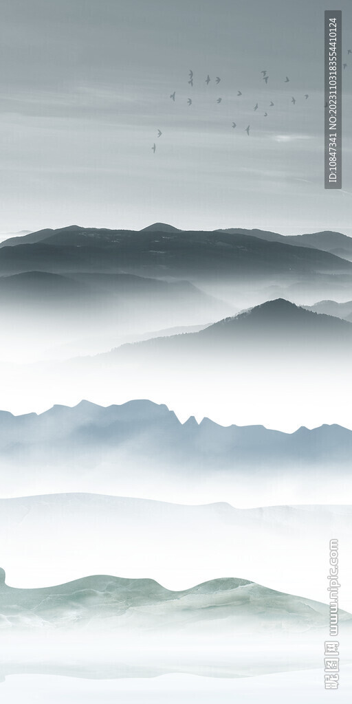 高清 中式意境玄关 TIF分层