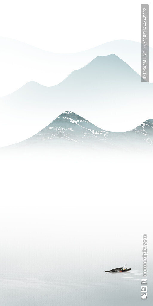 清晰 简约中式玄关 TIF分层