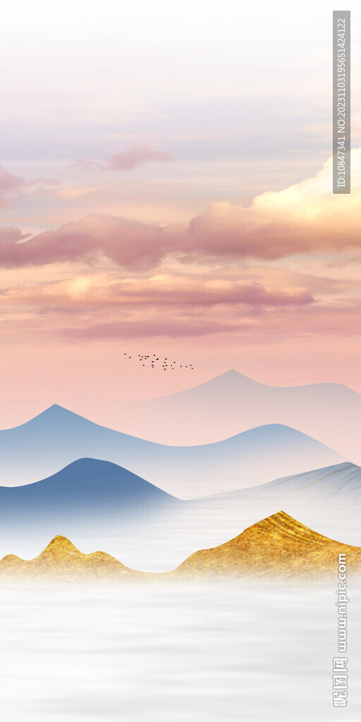 爆款 简约中式玄关 TIF分层