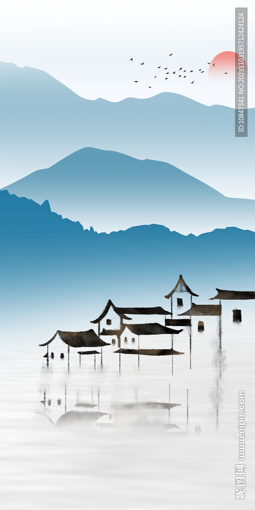 新款 简约中式玄关 TIF分层