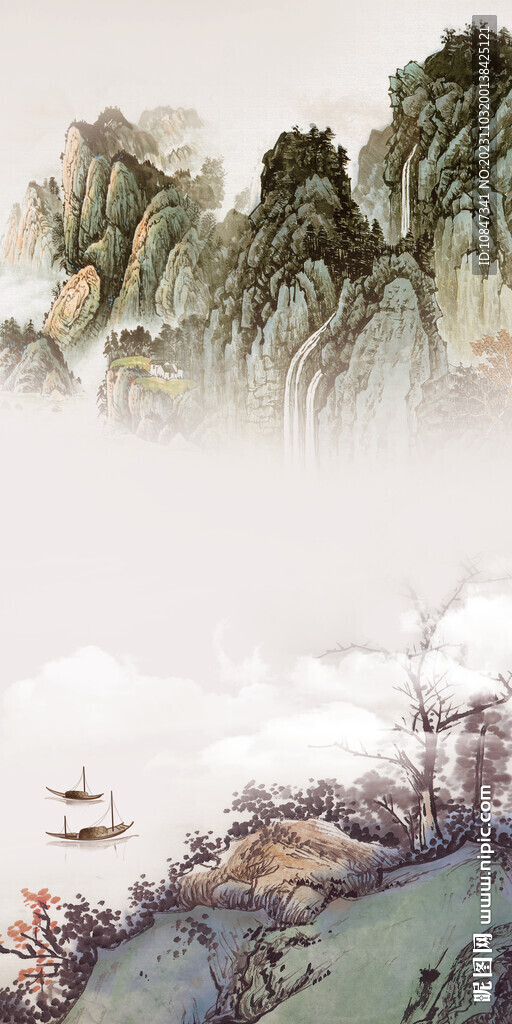 高端 简约中式玄关 TIF分层