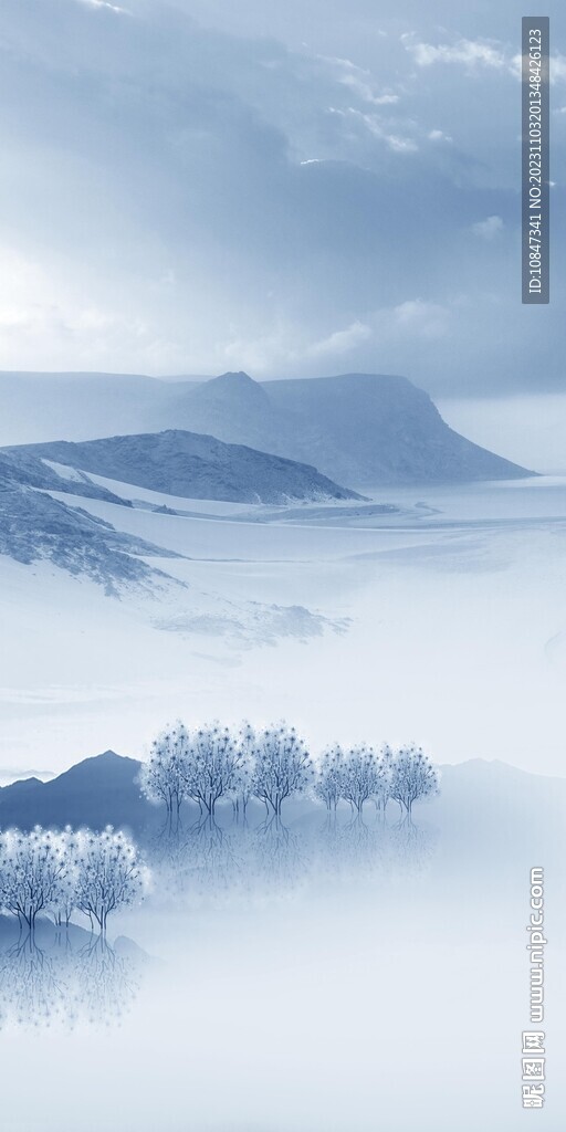 人气 简约中式玄关 TIF分层