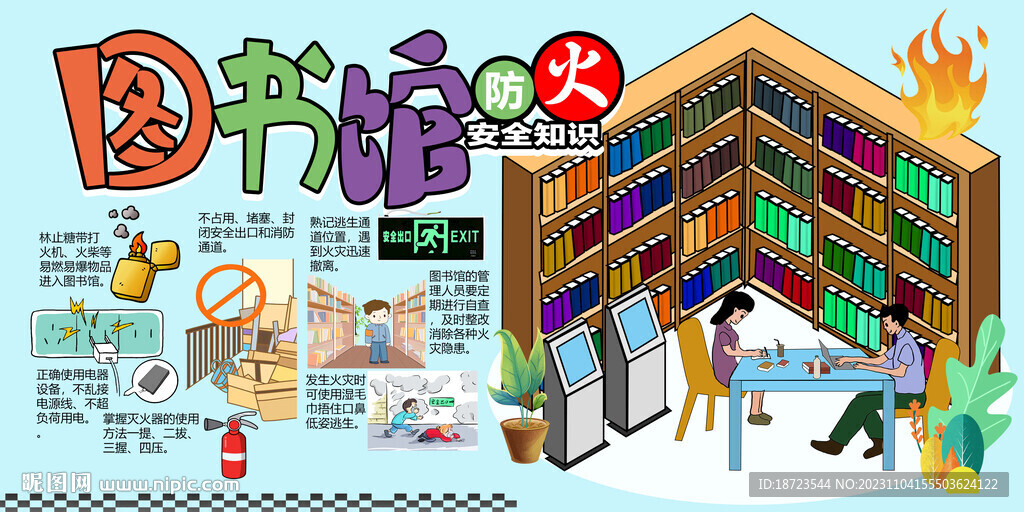 图书馆防火安全知识