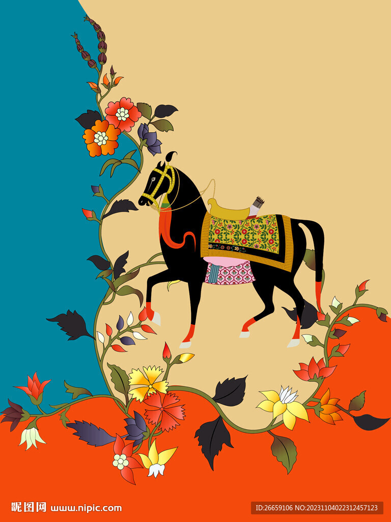 女装上衣定位图案花型