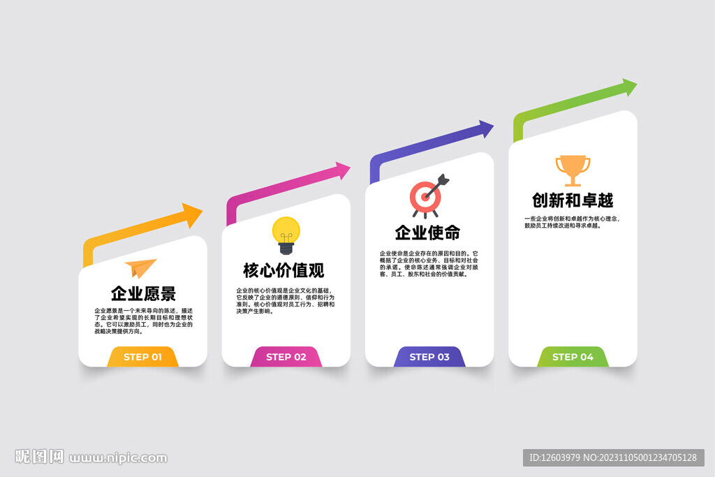 多彩数据信息图表