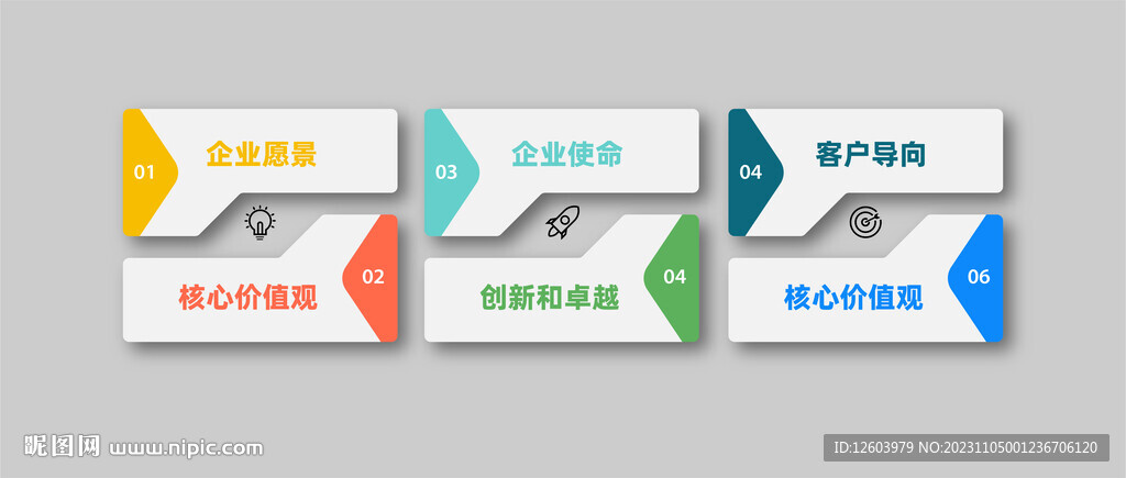 多彩数据信息图表