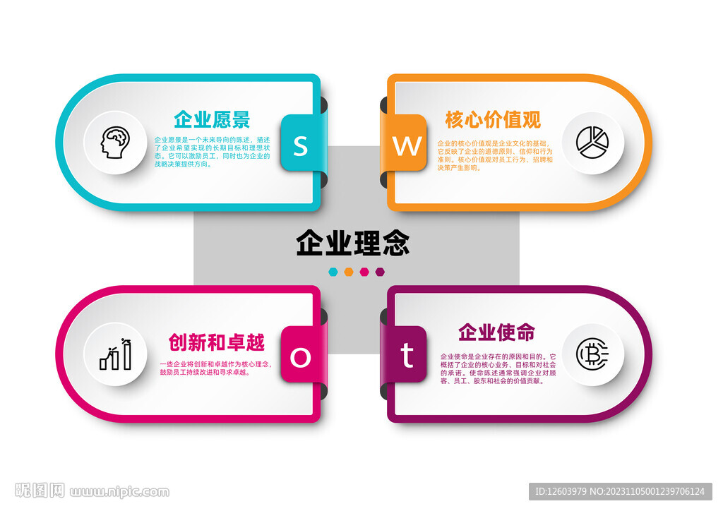 多彩数据信息图表