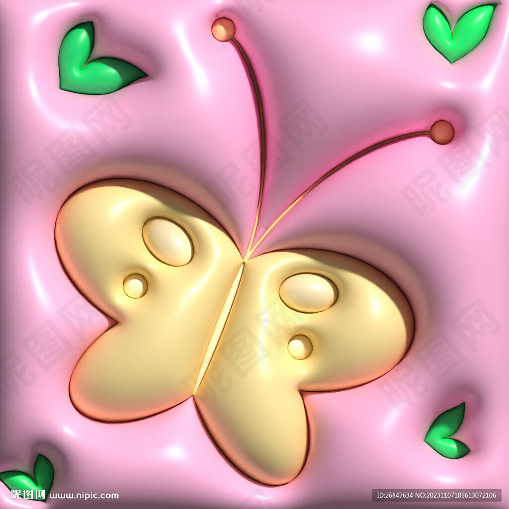 3D卡通膨胀风微信头像