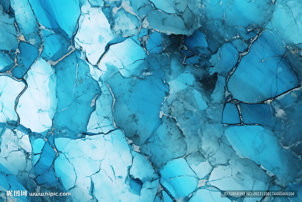 蓝色渐变大理石背景