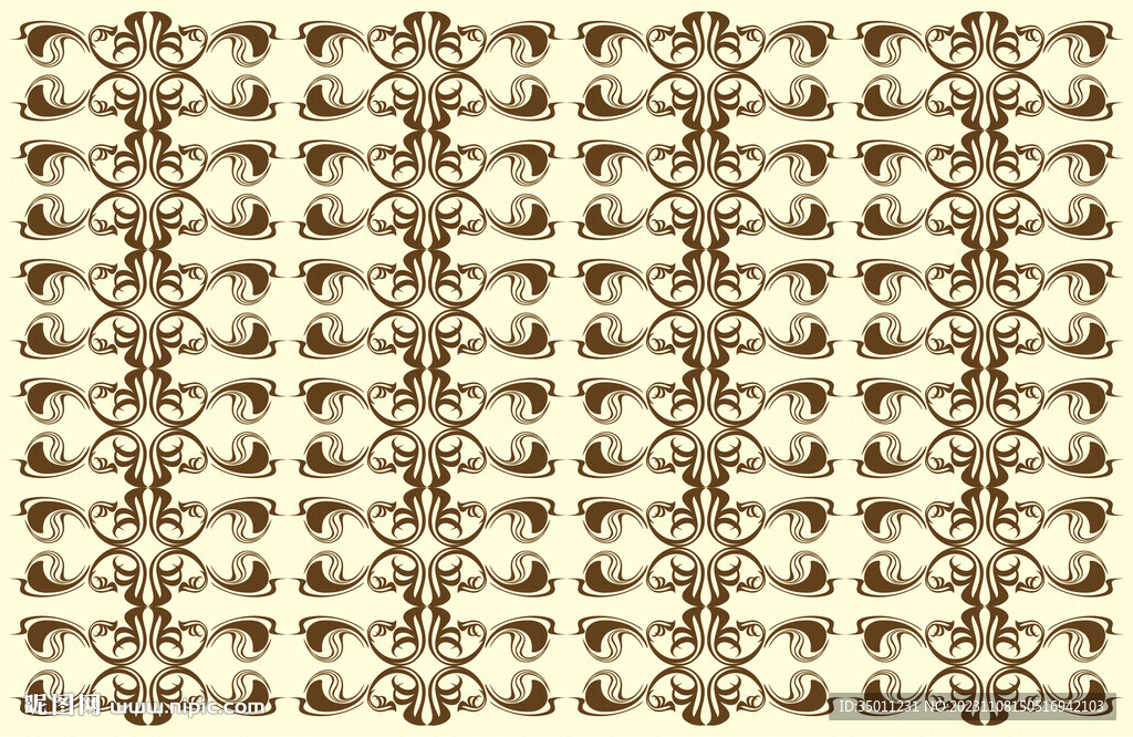 CDR矢量高档金色花纹底纹背景