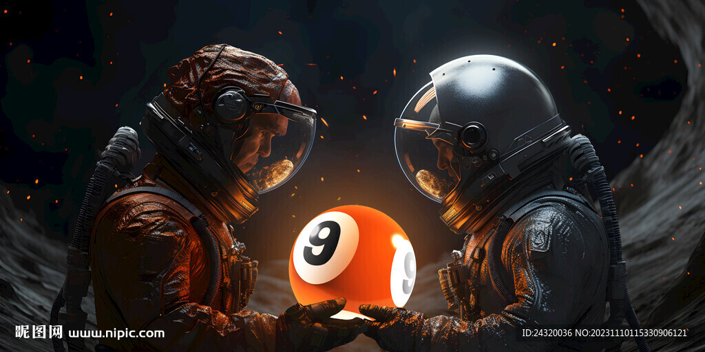 创意台球壁画文化背景墙装饰