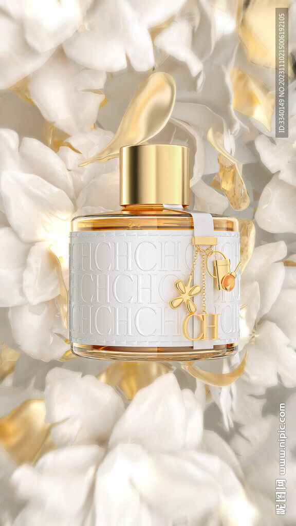 c4d场景花瓣香水工程oc渲染