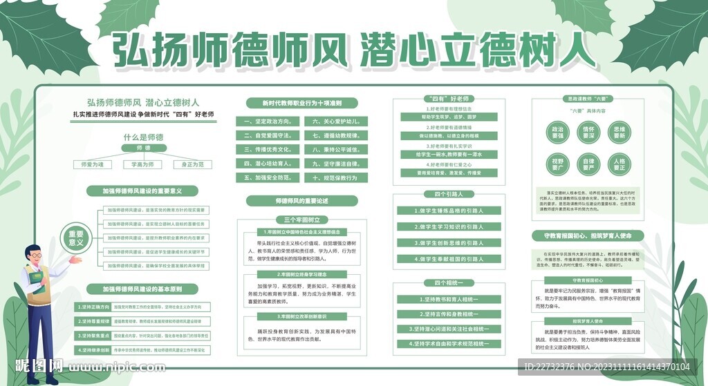 师德师风展板