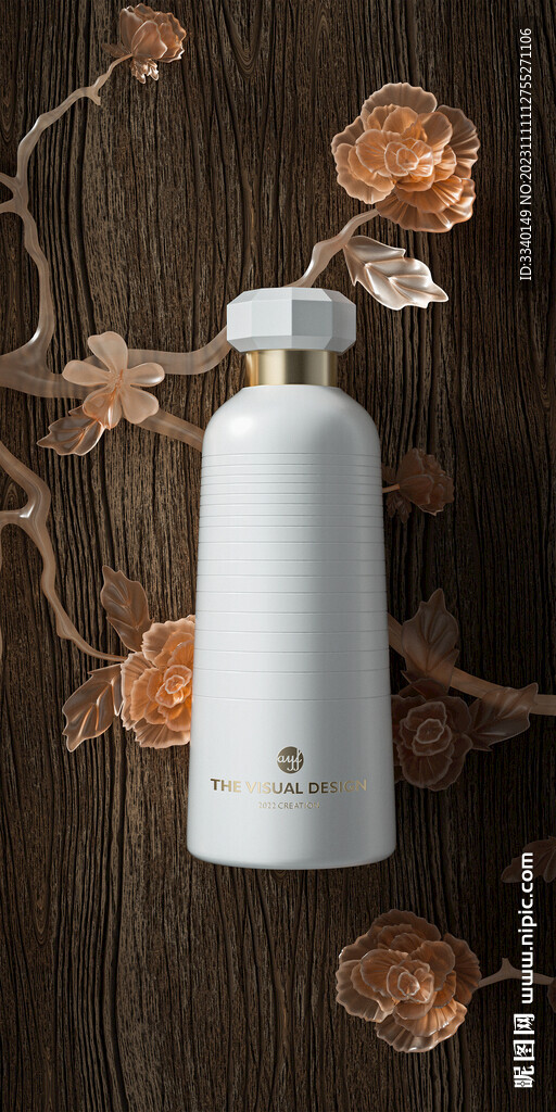 c4d场景中式精华液oc渲染