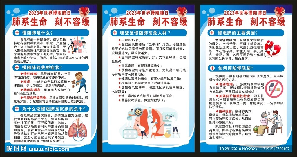 慢阻肺日展板