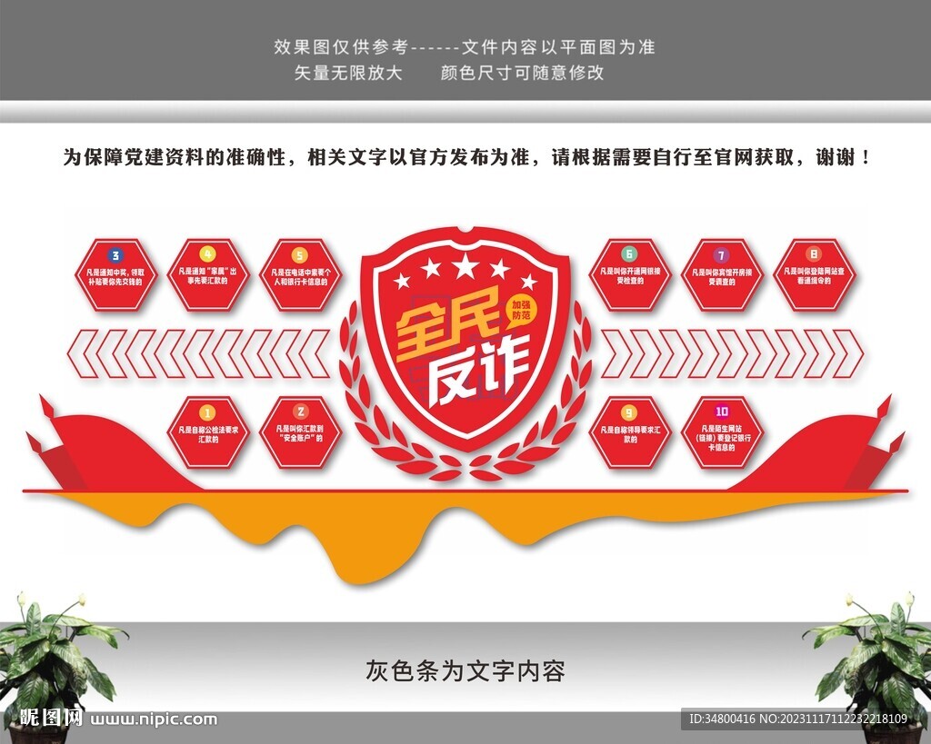 全民反诈文化墙