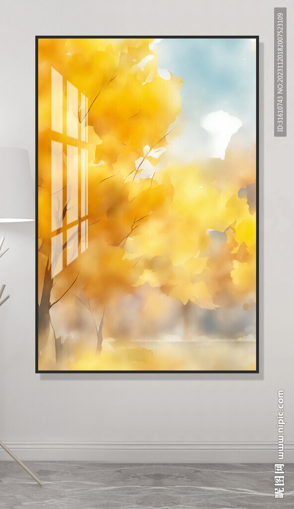 秋天丰收装饰画