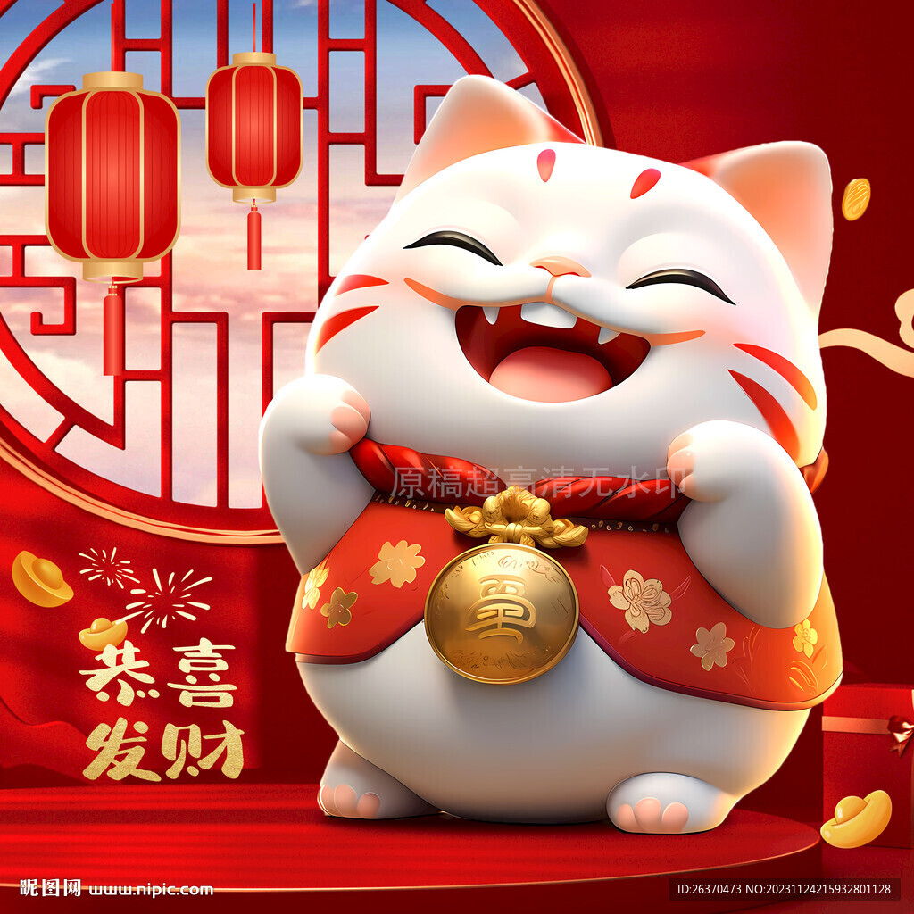 春节吉祥物喜庆素材