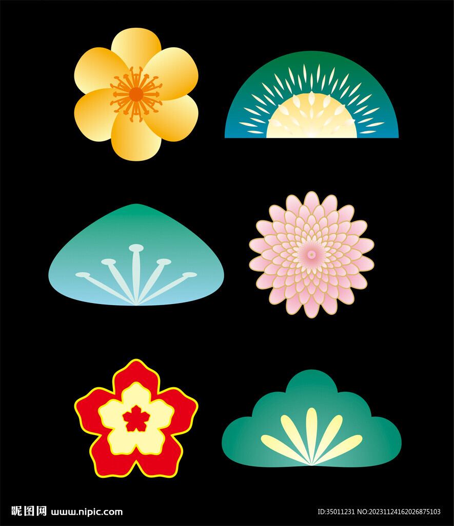 花朵设计CDR矢量图