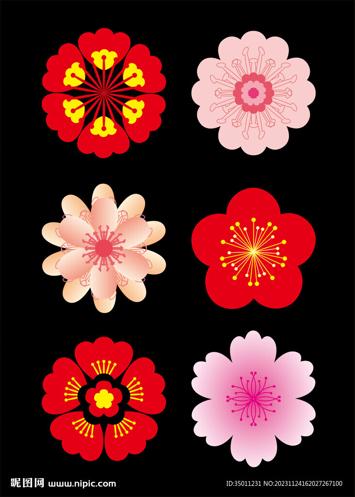 花朵设计CDR矢量图