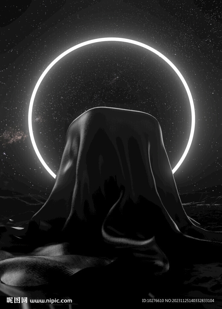 3D黑色科技新品预售竖版图