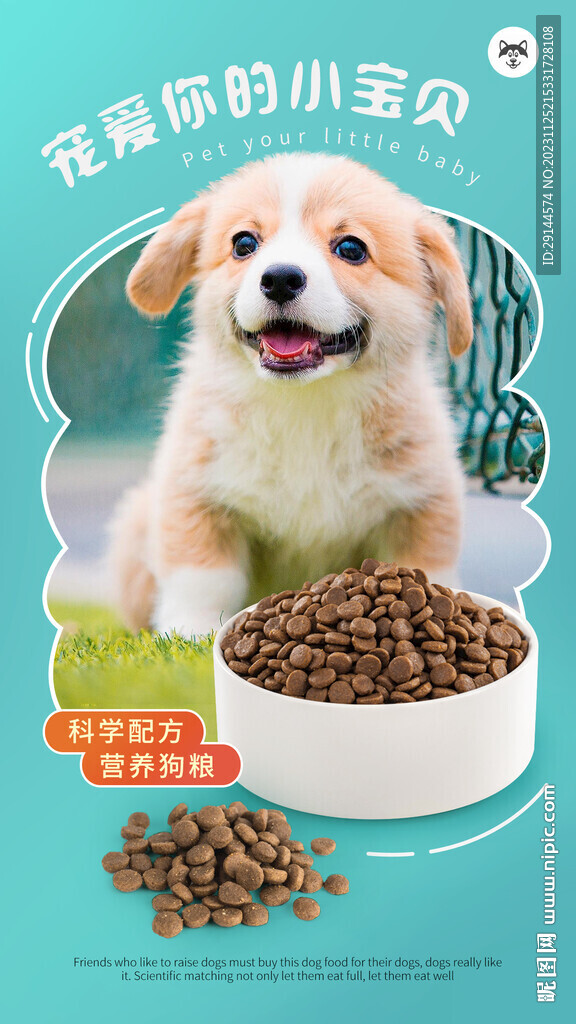 宠物狗粮猫粮海报设计
