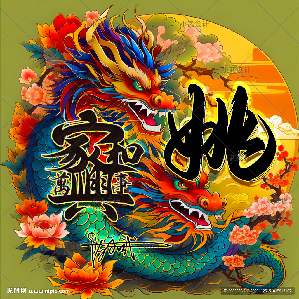 龙 姓氏微信头像