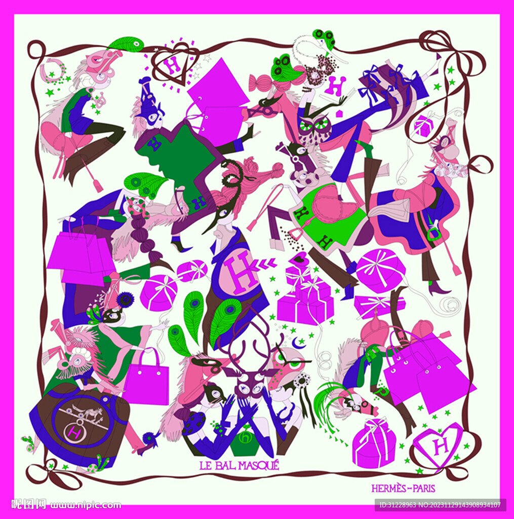 大牌    彩色  线条  