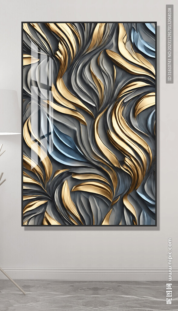 抽象纹理装饰画