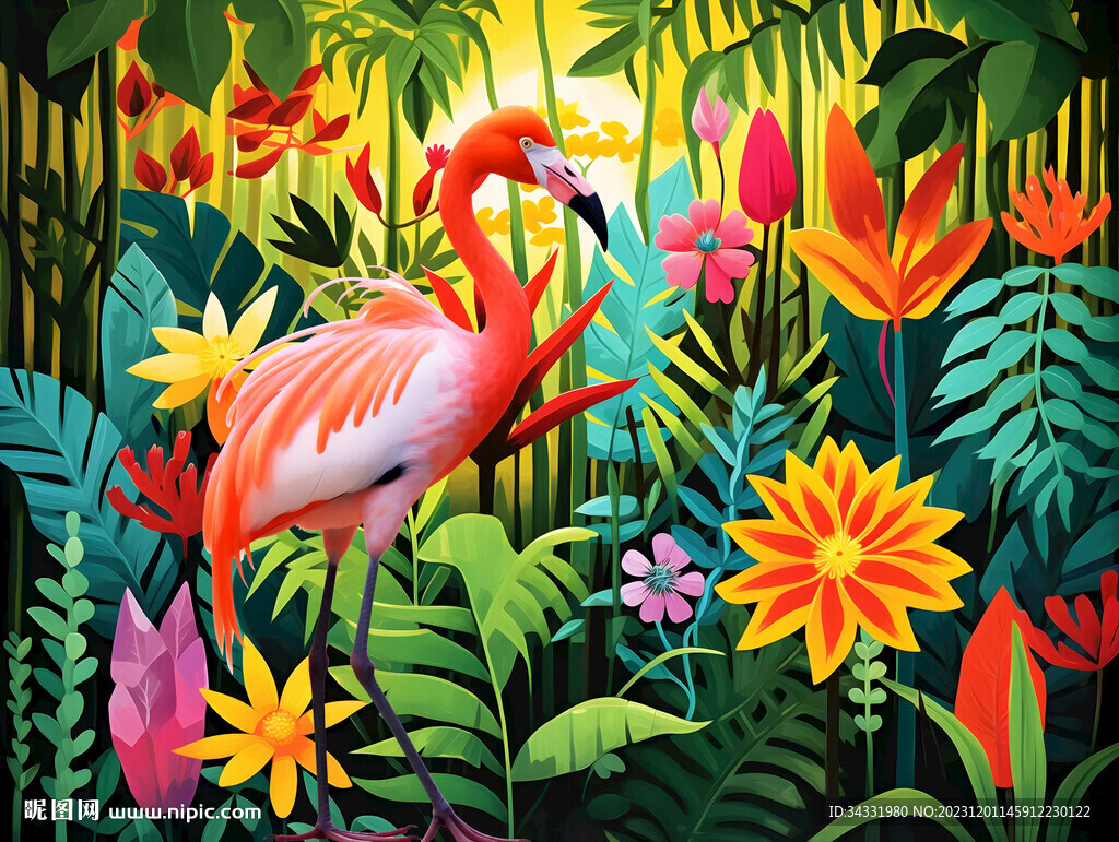 热带雨林背景壁纸