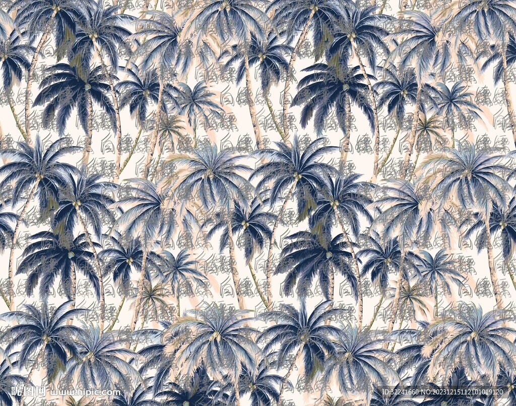 无缝椰树