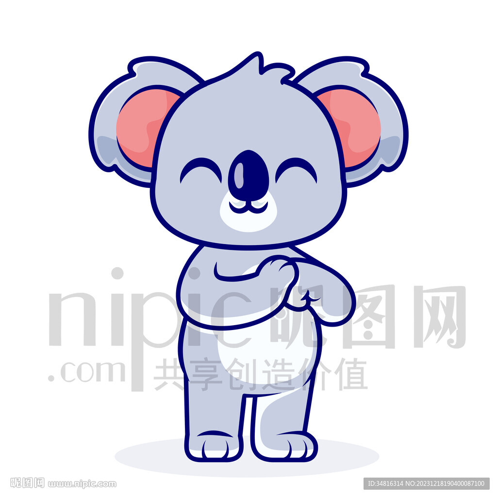 可爱卡通考拉熊