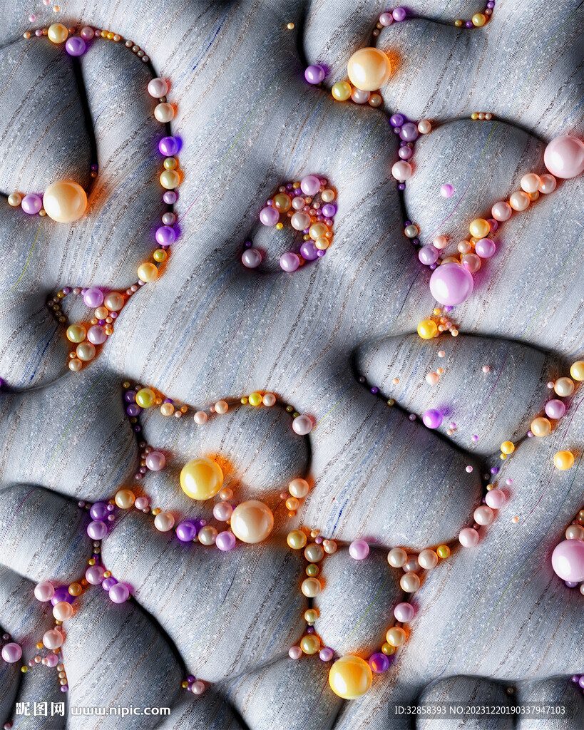 灰色3d元素背景