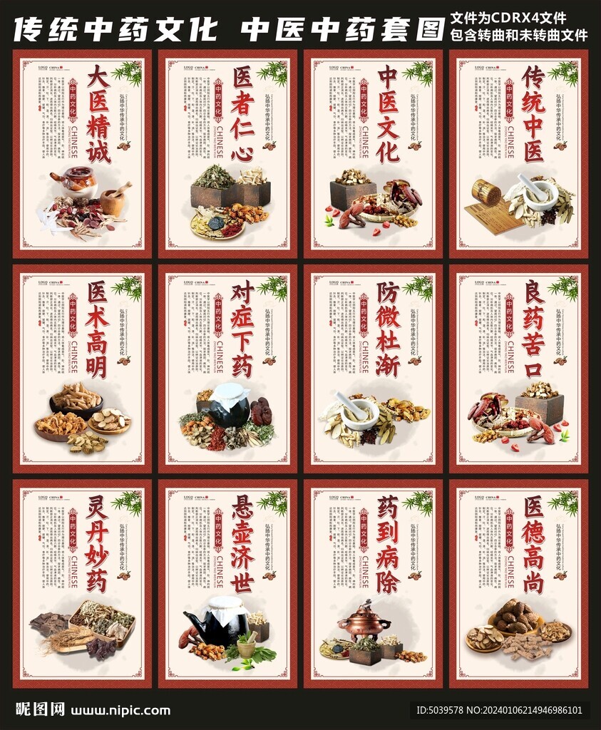 传统中医药文化套图