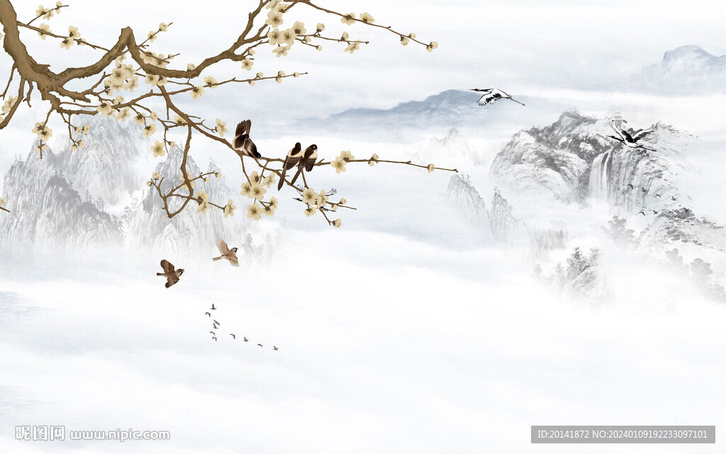 新中式水墨山水