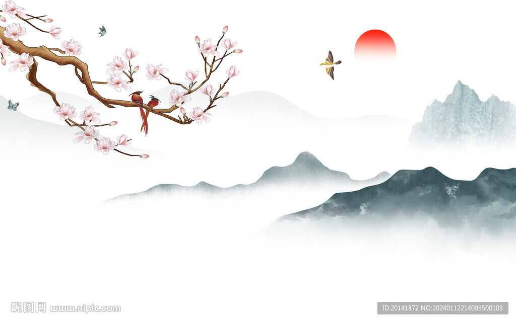 新中式水墨山水