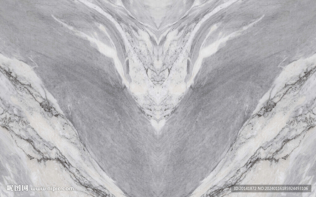 灰色大理石对拼岩板大板