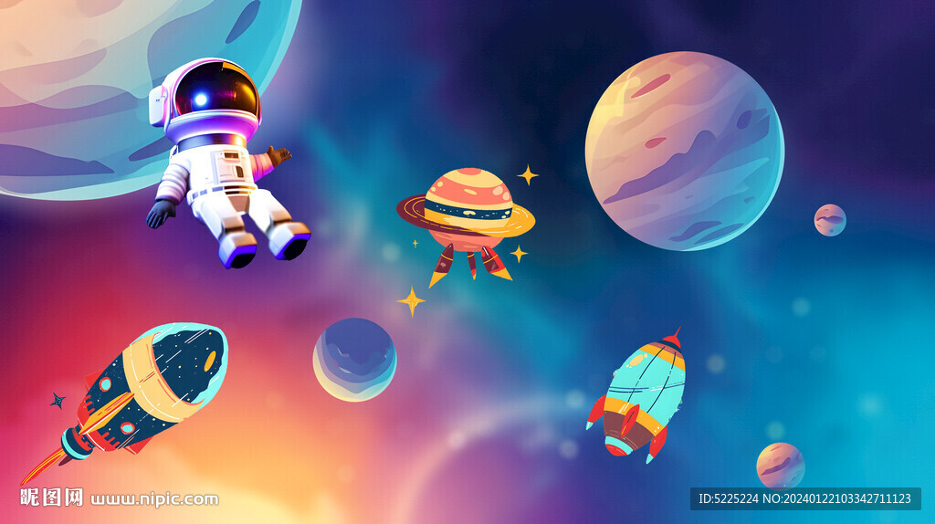 卡通儿童房背景