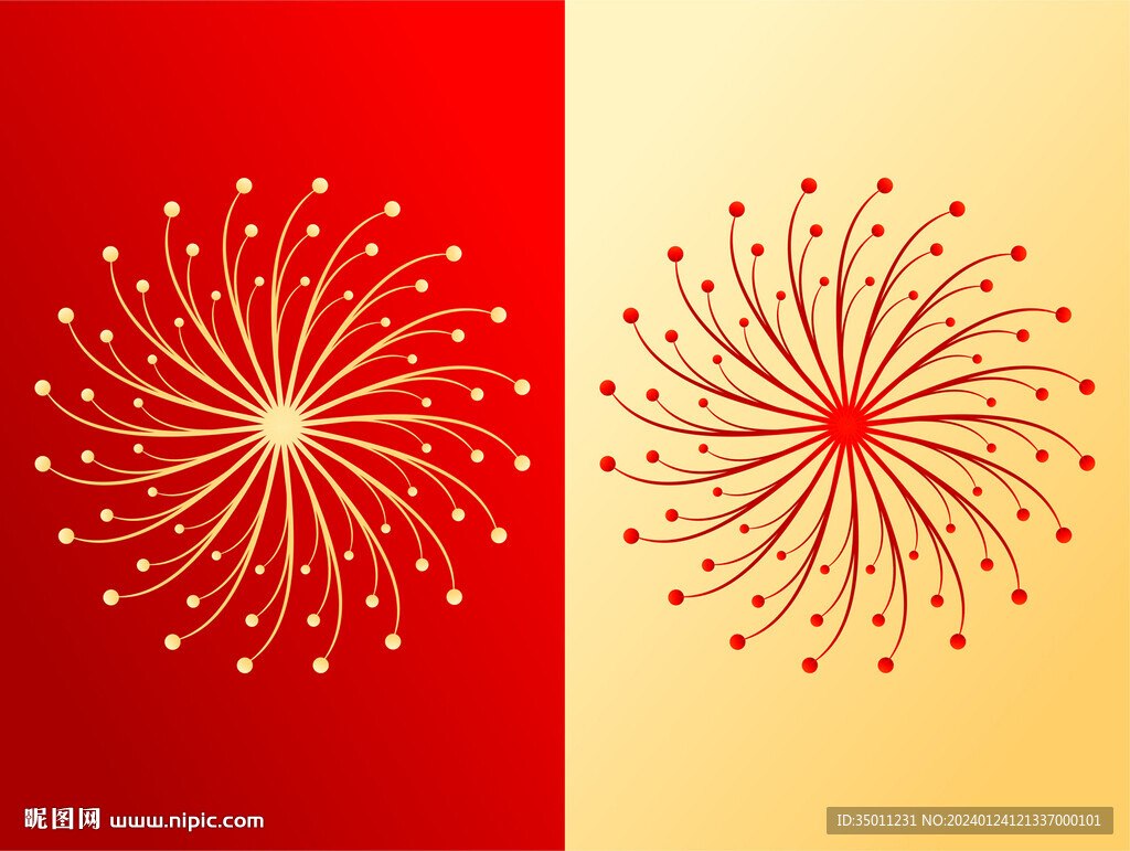 圆形花纹底纹CDR