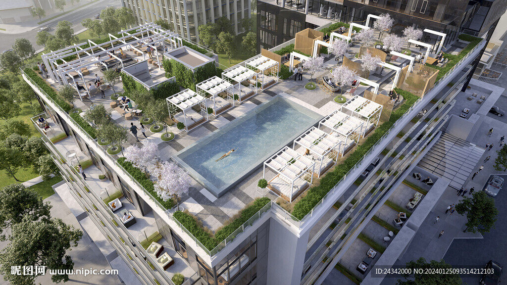 景观设计鸟瞰图