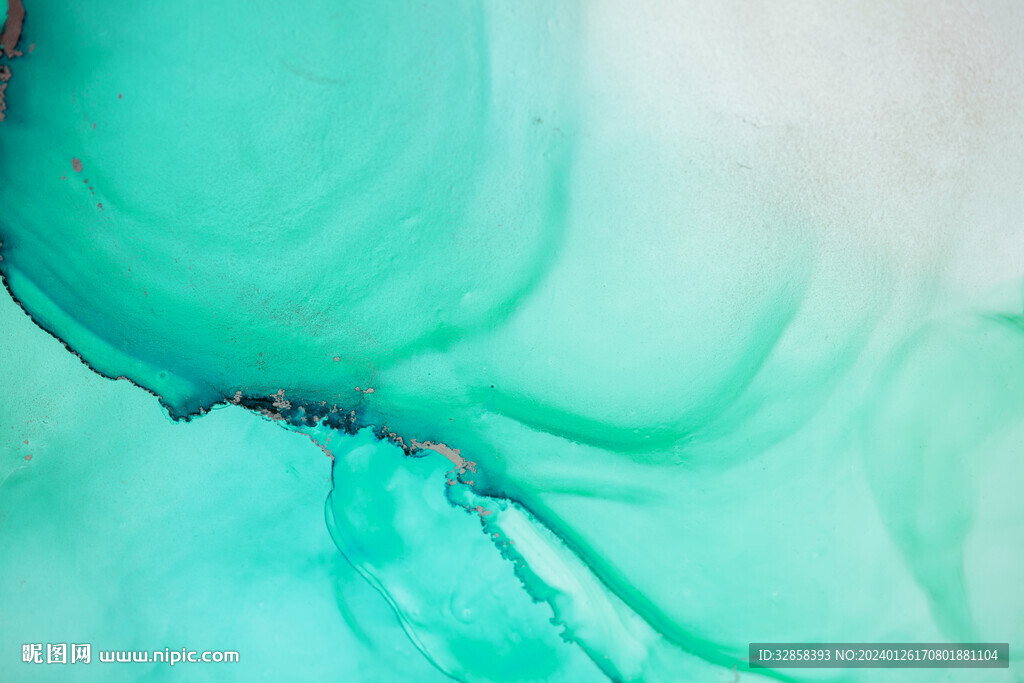 浅绿色水彩水粉宣纸