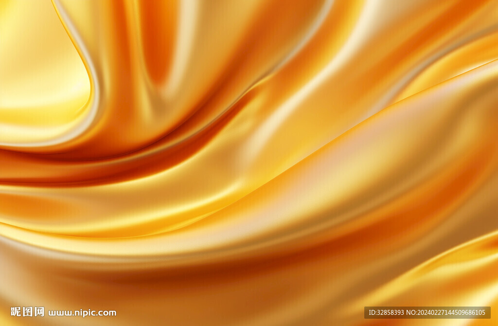 金色流体渐变科技线条背景