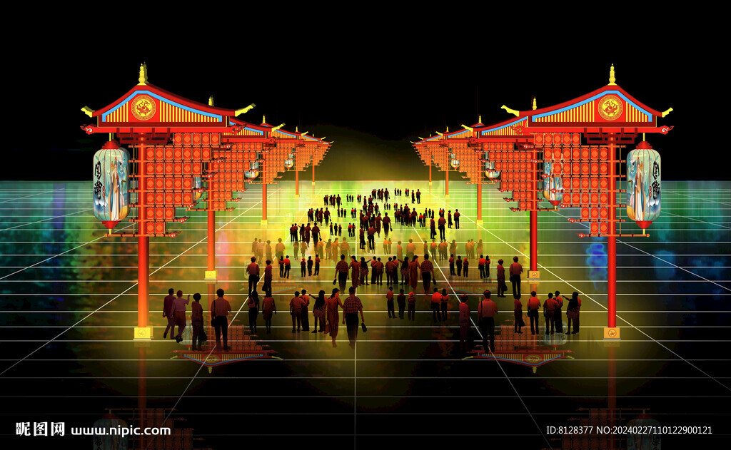 华灯初上  效果图