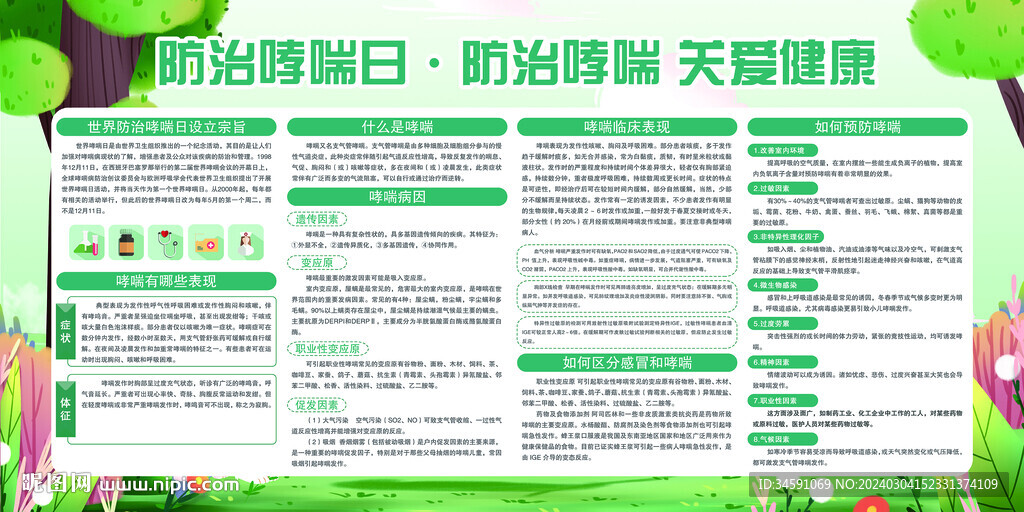 防治哮喘 关爱健康