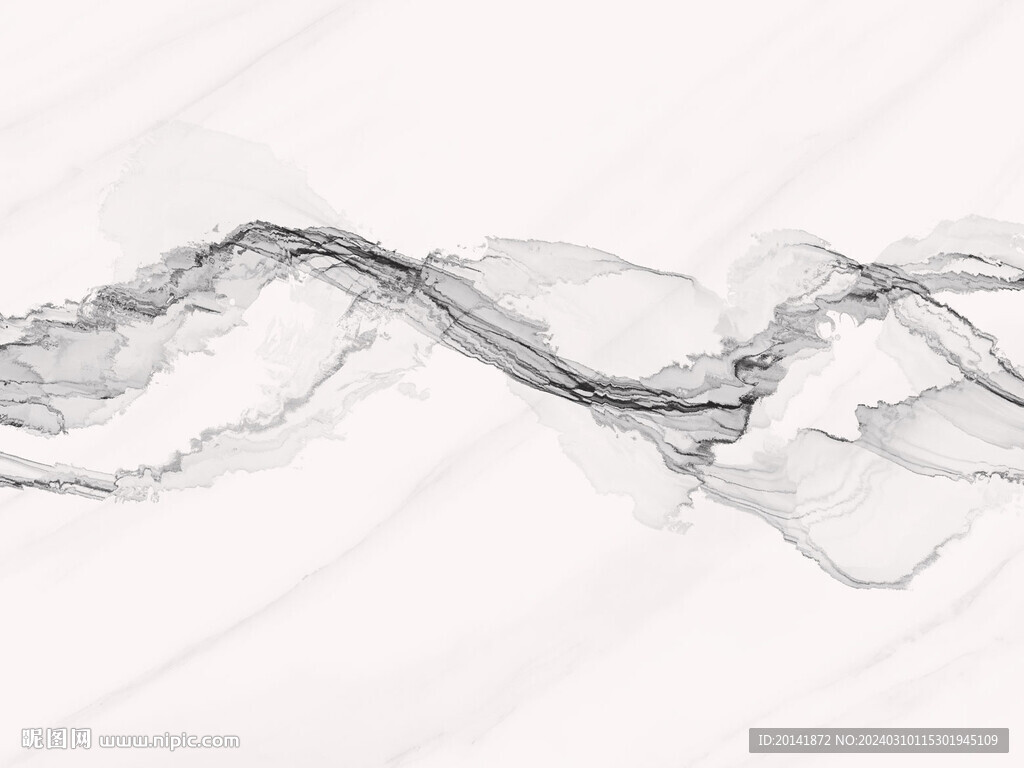 现代简爵士白大理石烟雾岩板大板