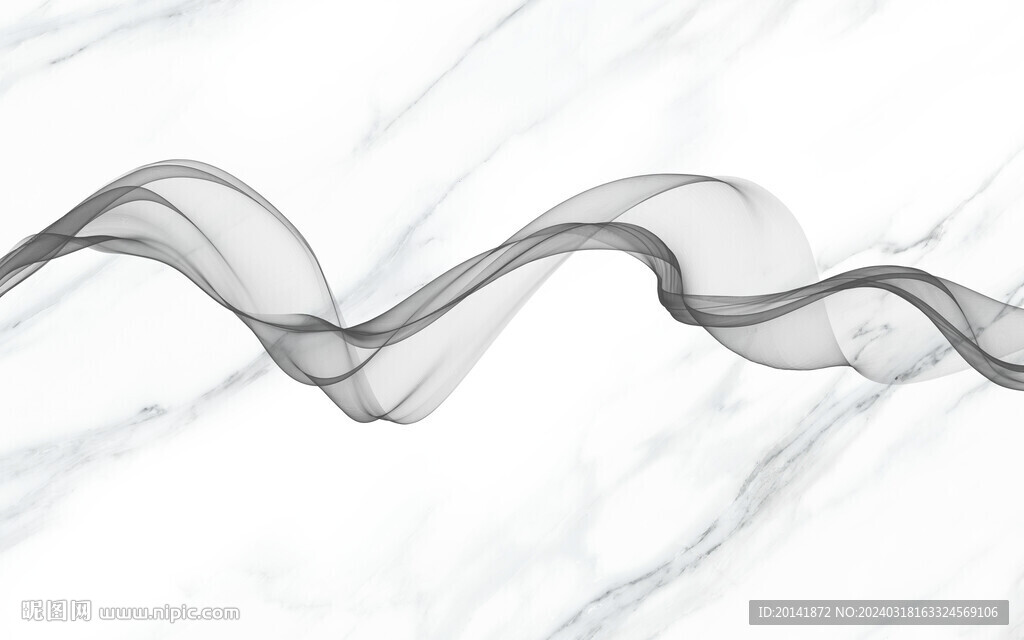 现代简爵士白大理石烟雾岩板大板