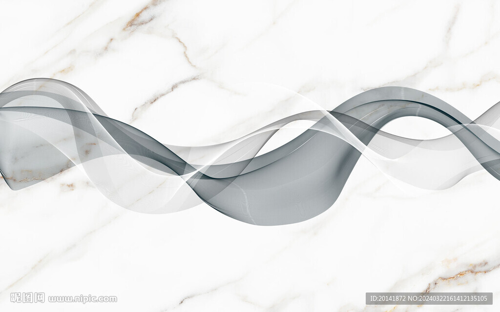 现代简爵士白大理石烟雾岩板大板